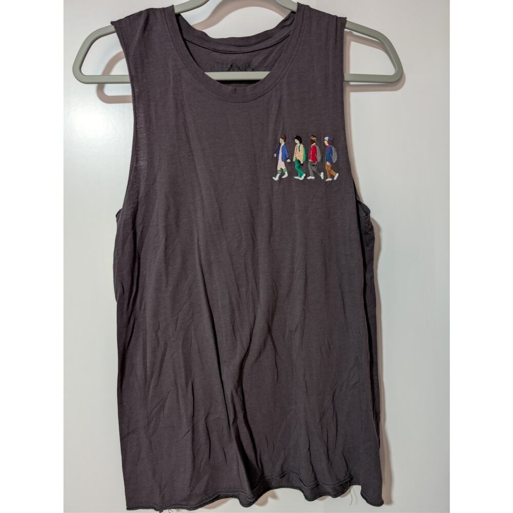 Stranger Things Women's Size L Embroidered Muscle Tank